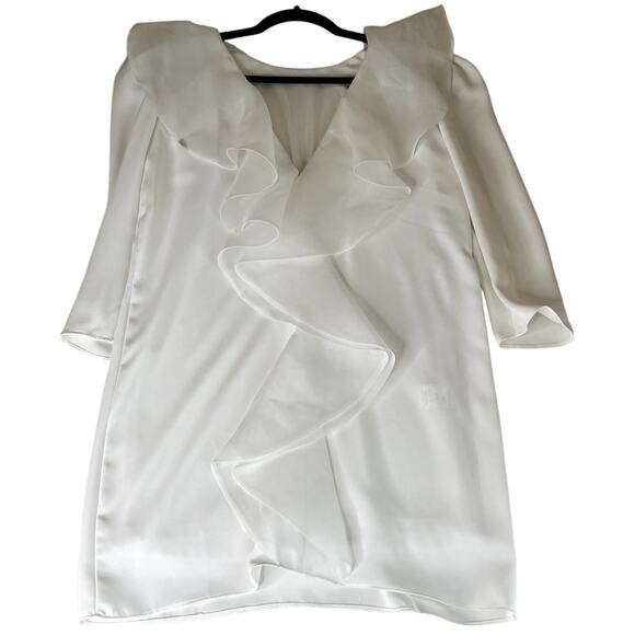 C. Manolo Women Size Small MINI Dress Tunic Wedding Bachelorette Romantic - Picture 2 of 10